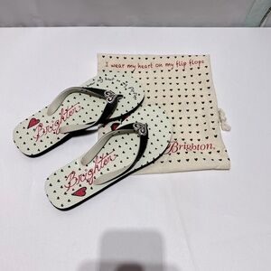 NWOT Brighton Flip Flops